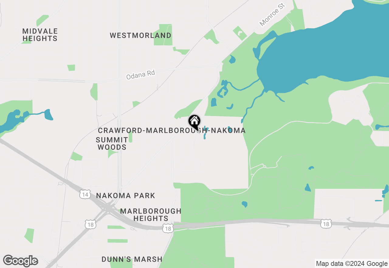 Map of 4010 Manitou Way, Madison, WI 53711