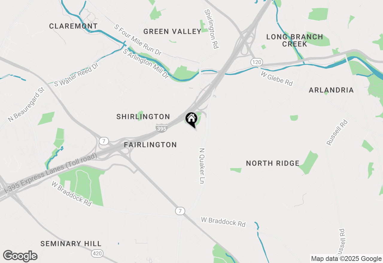 Map of 4226 32nd Street S, Arlington, VA 22206