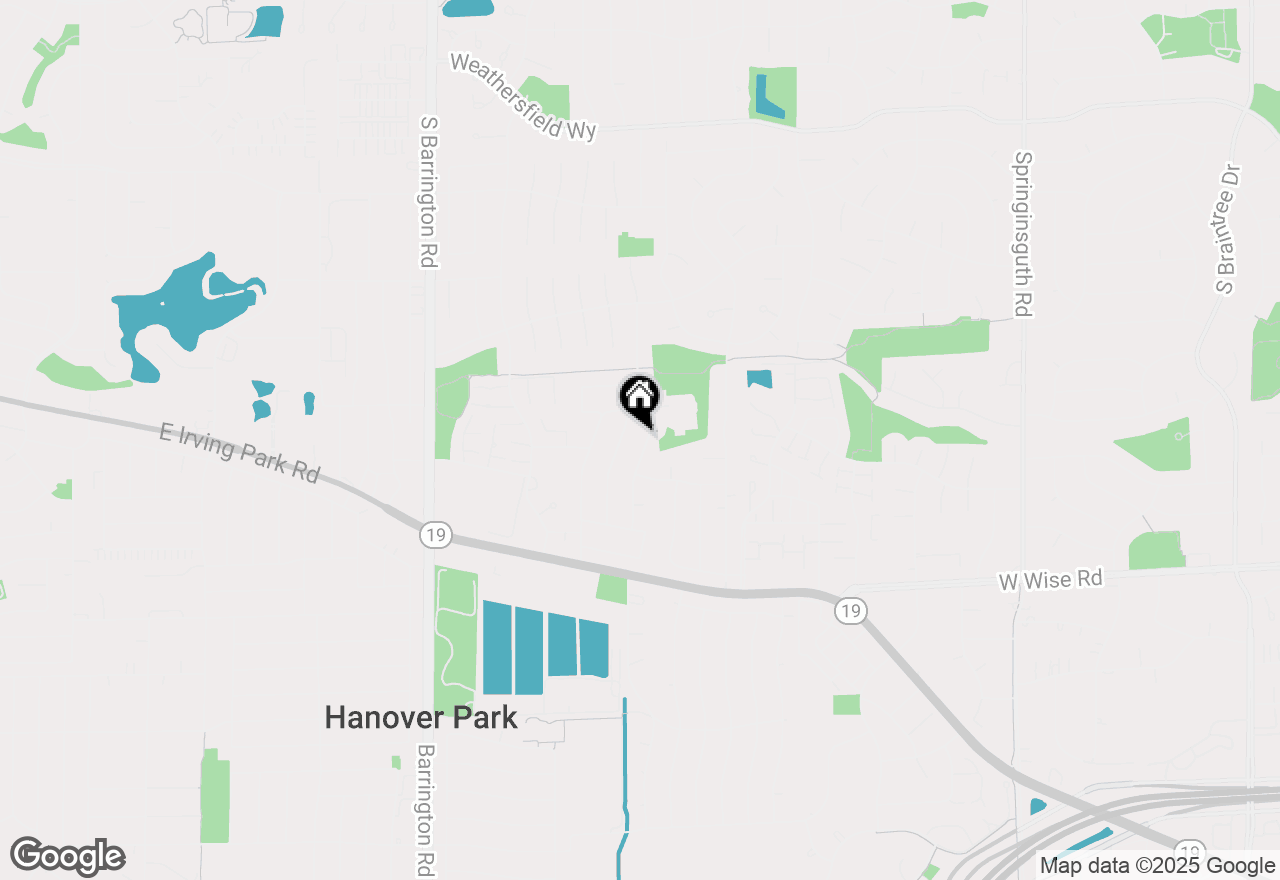 Map of 7578 Brookside Drive, Hanover Park, IL 60133