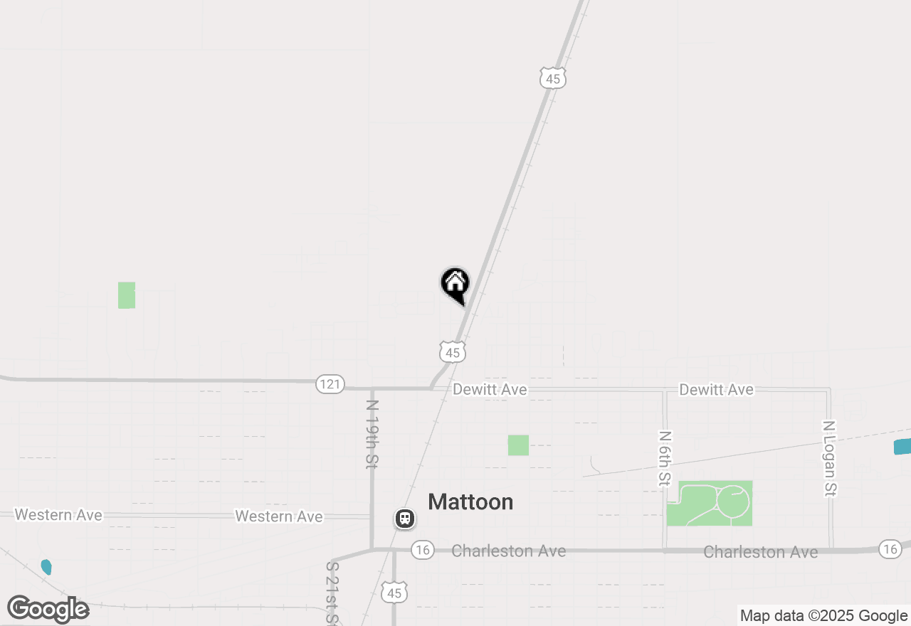 Map of 1013 15th Street, Mattoon, IL 61938