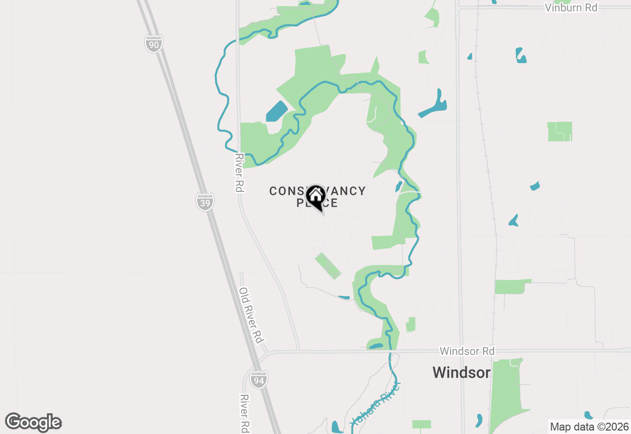 Map of 6965 Crystal Creek Lane, Deforest, WI 53532