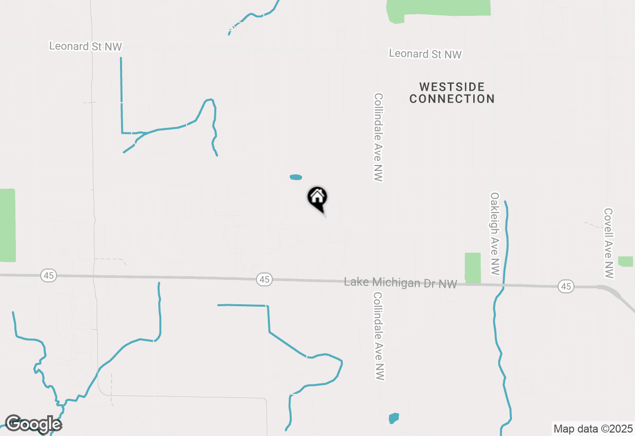 Map of 2927 Burritt Street Nw, Grand Rapids, MI 49504