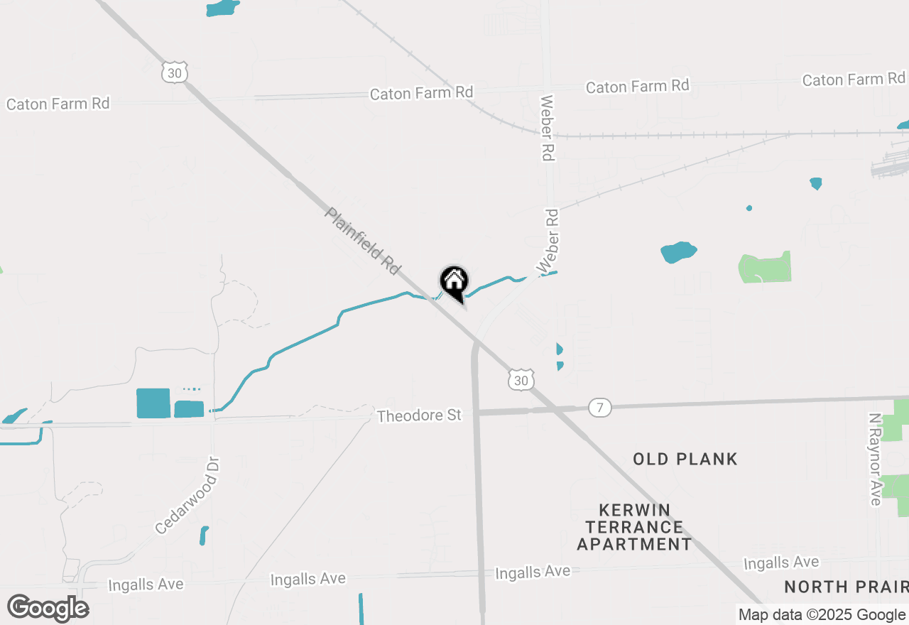 Map of 1824 Plainfield Road, Crest Hill, IL 60403