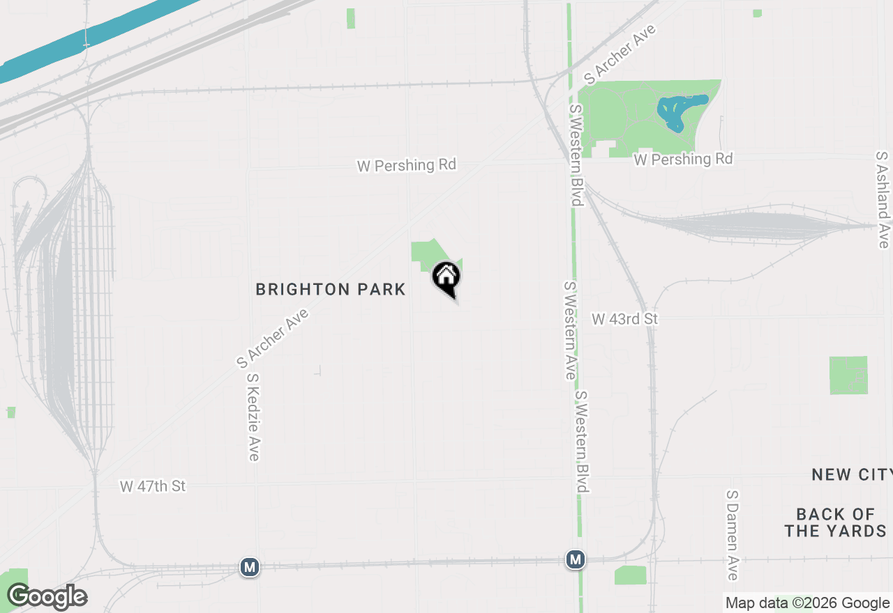 Map of 4234 S Washtenaw Avenue #1, Chicago, IL 60632