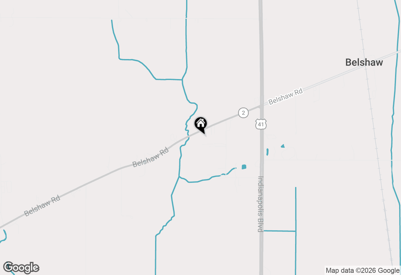 Map of 11709 Belshaw Road, Lowell, IN 46356