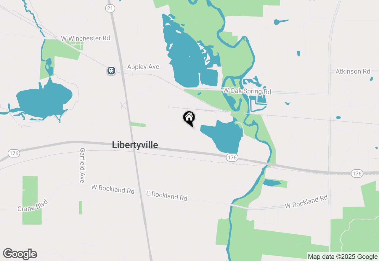 Map of 617 Broadway Street, Libertyville, IL 60048