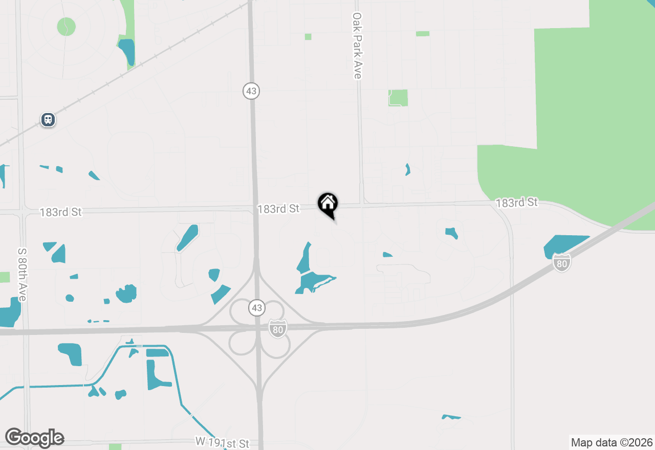 Map of 18384 Millennium Drive, Tinley Park, IL 60477