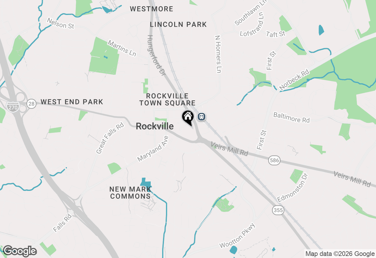 Map of 6 Monroe Street #6-301, Rockville, MD 20850