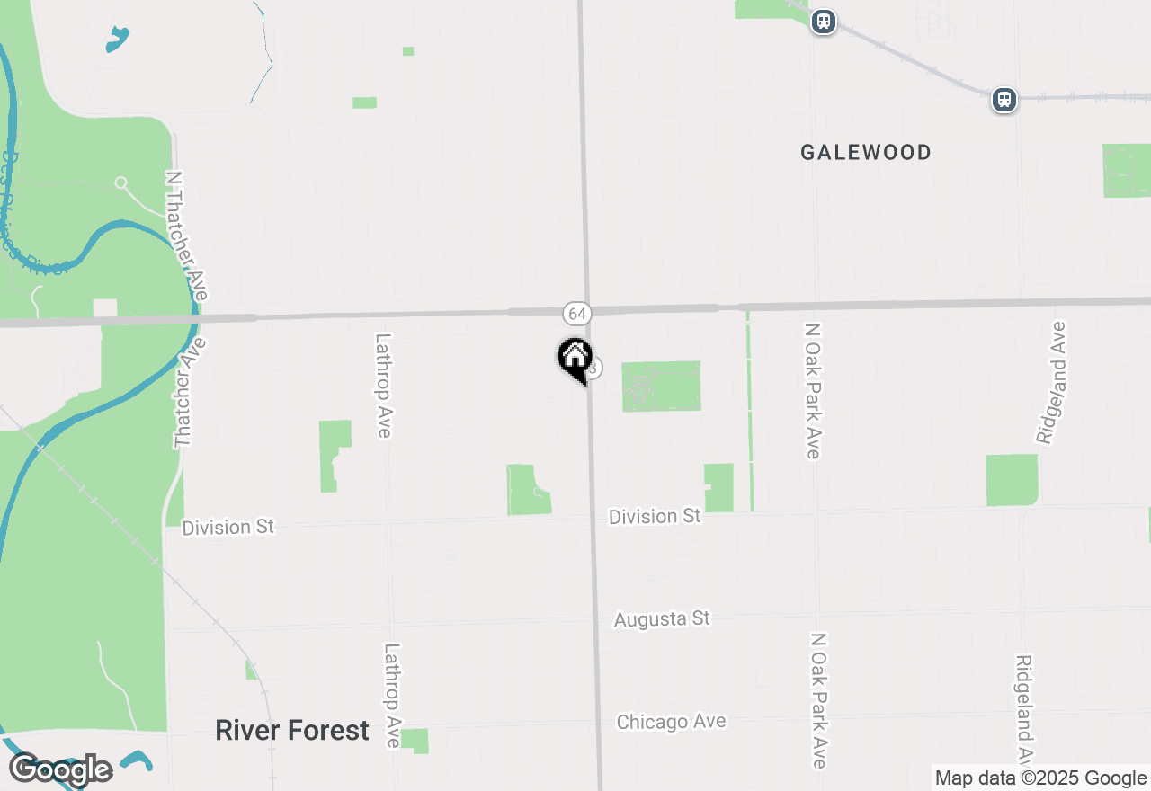 Map of 1414 N Harlem Avenue #C, River Forest, IL 60305