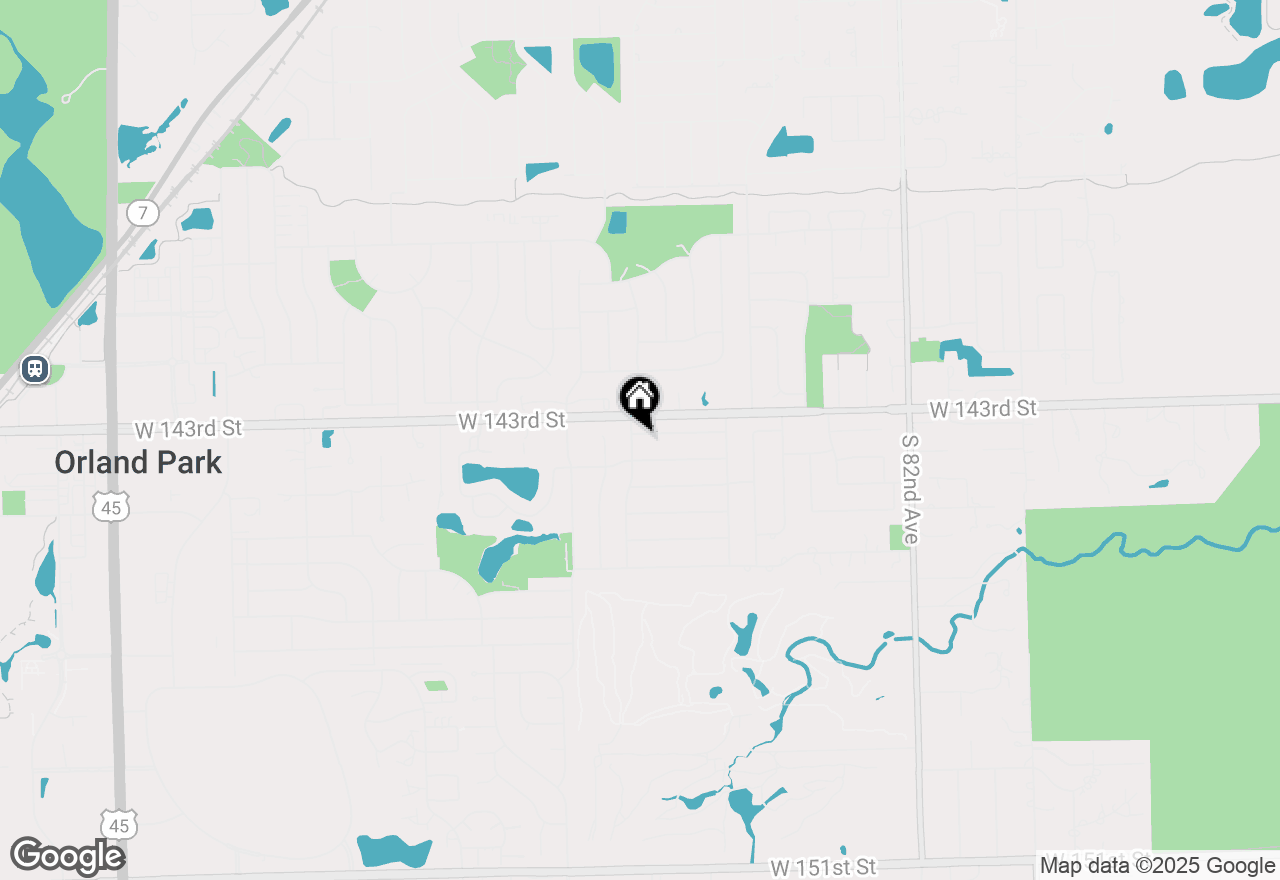 Map of 14329 S 87th Avenue, Orland Park, IL 60462