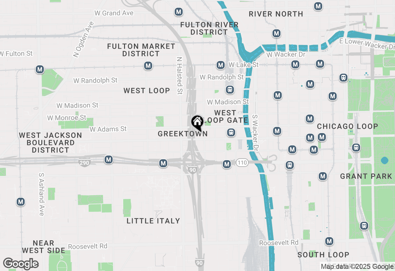 Map of 728 W Jackson Boulevard #217, Chicago, IL 60661
