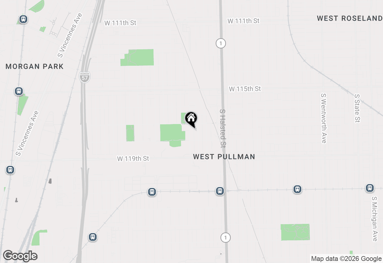 Map of 11725 S Morgan Street, Chicago, IL 60643