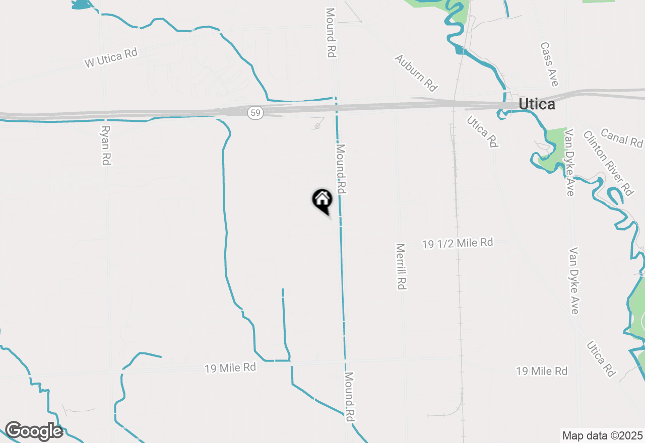 Map of 5791 Ortman Drive, Sterling Heights, MI 48314