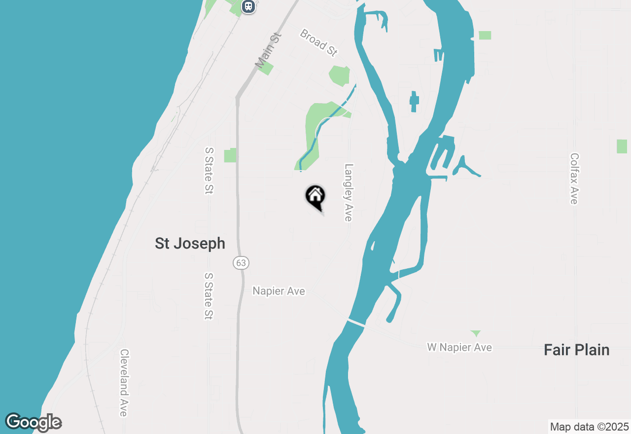 Map of 1200 Mohawk Lane, St. Joseph, MI 49085