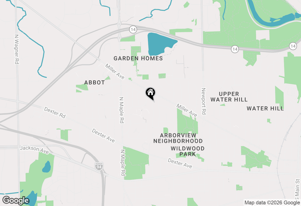 Map of 1007 Duncan Street, Ann Arbor, MI 48103