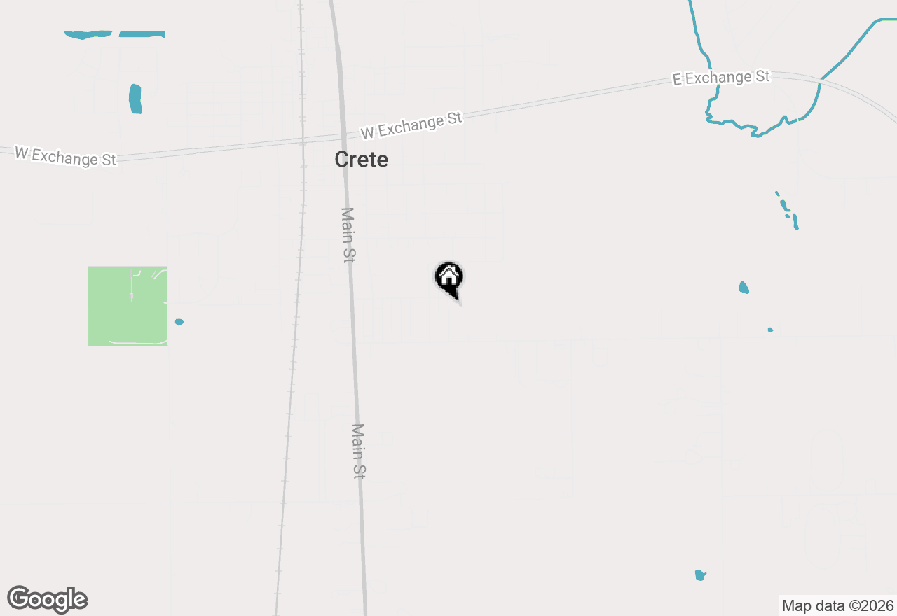 Map of 1601 Faithorn Avenue, Crete, IL 60417