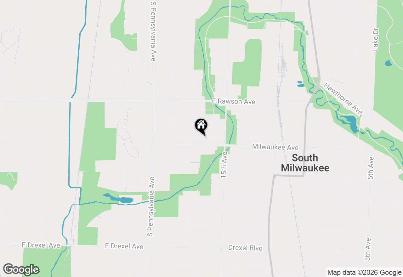 Map of 1625 Monroe Ave, South Milwaukee, WI 53172