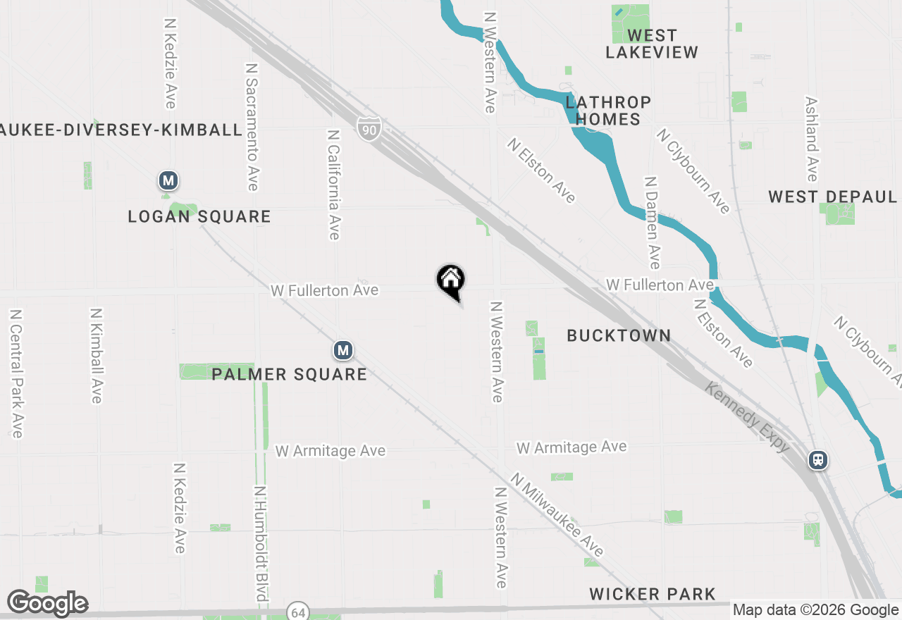 Map of 2527 W Medill Avenue, Chicago, IL 60647