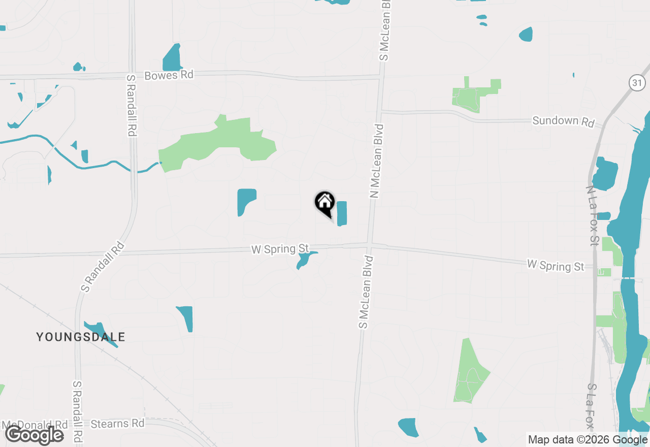 Map of 1331 Lowell Drive, South Elgin, IL 60177