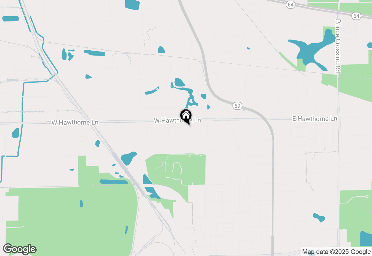 Map of 867 Honeysuckle Avenue, West Chicago, IL 60185