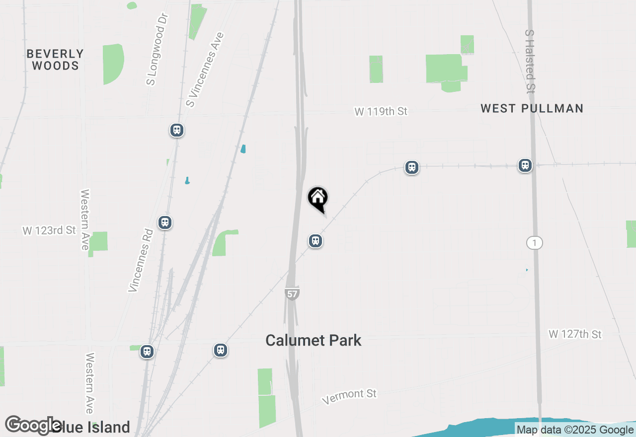 Map of 1541 W Asher Street, Chicago, IL 60643