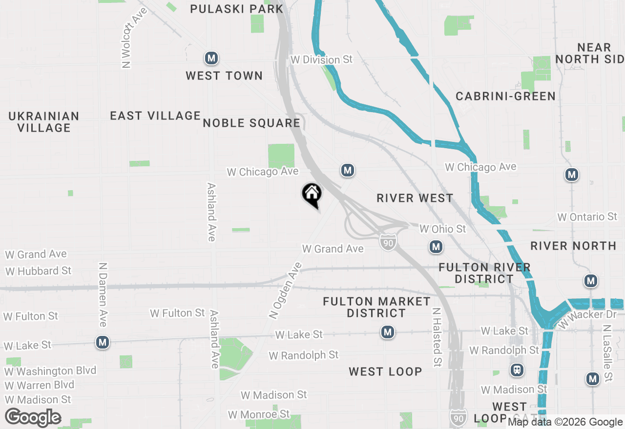 Map of 1225 W Erie Street, Chicago, IL 60642