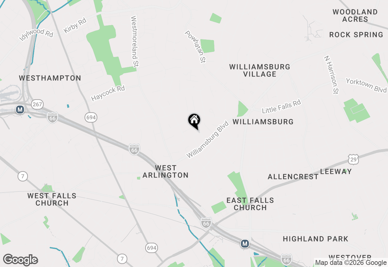 Map of 6613 31st Street N, Arlington, VA 22213