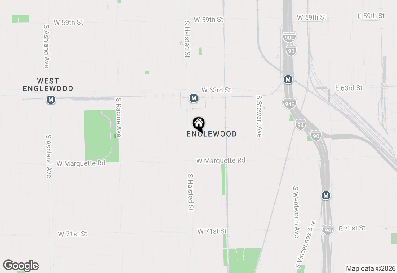 Map of 6537 S Emerald Avenue, Chicago, IL 60621