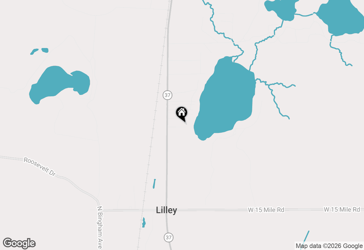 Map of 12504 N Woodbridge Avenue, Bitely, MI 49309