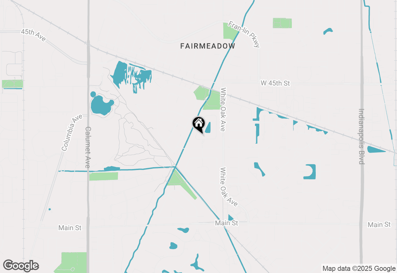 Map of 1405 Park West Circle, Munster, IN 46321