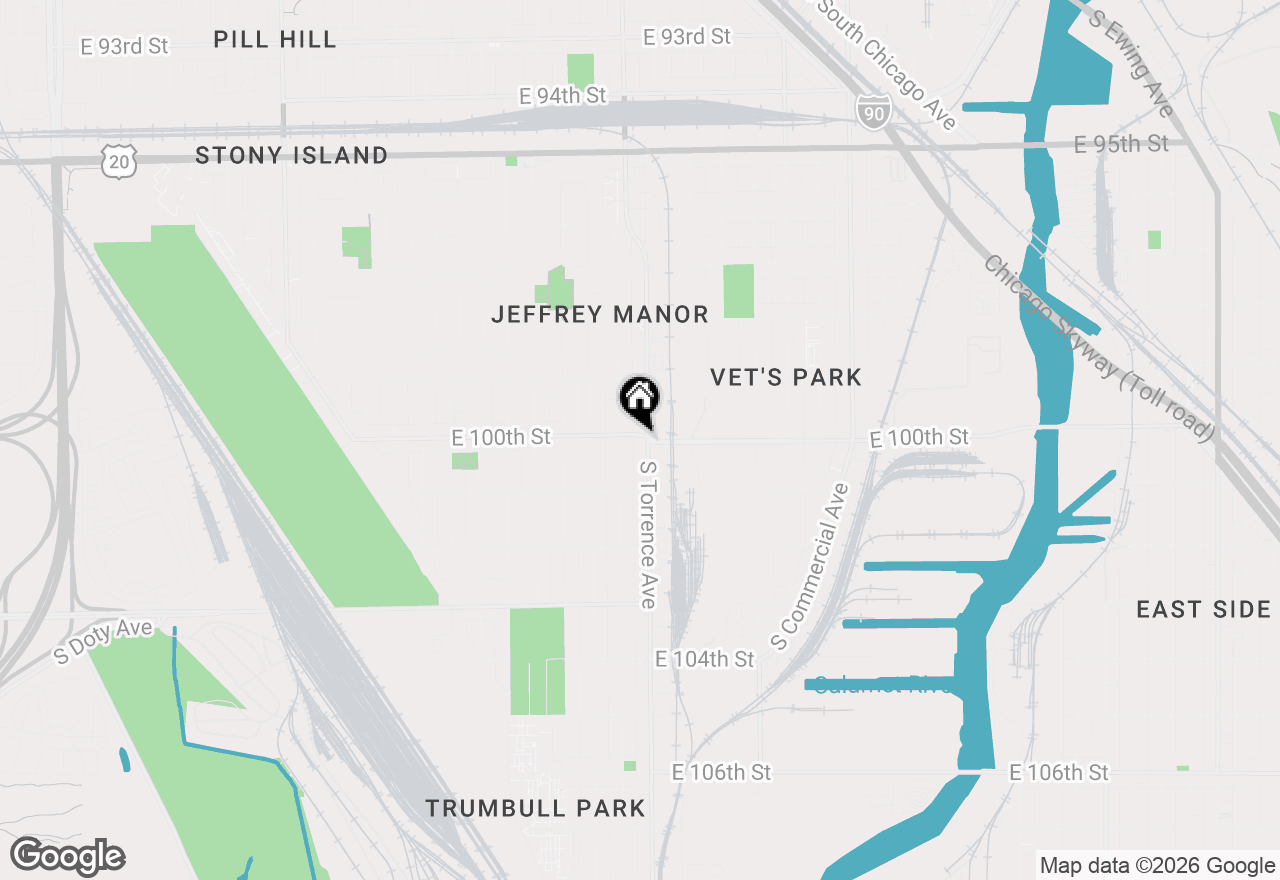 Map of 10004 S Torrence Avenue, Chicago, IL 60617