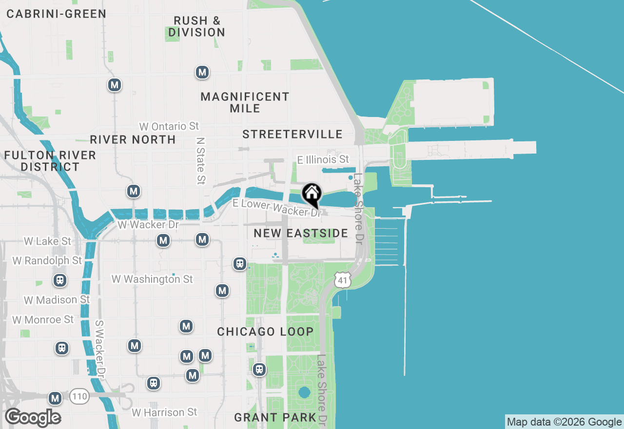 Map of 363 E Wacker Drive #2204, Chicago, IL 60601