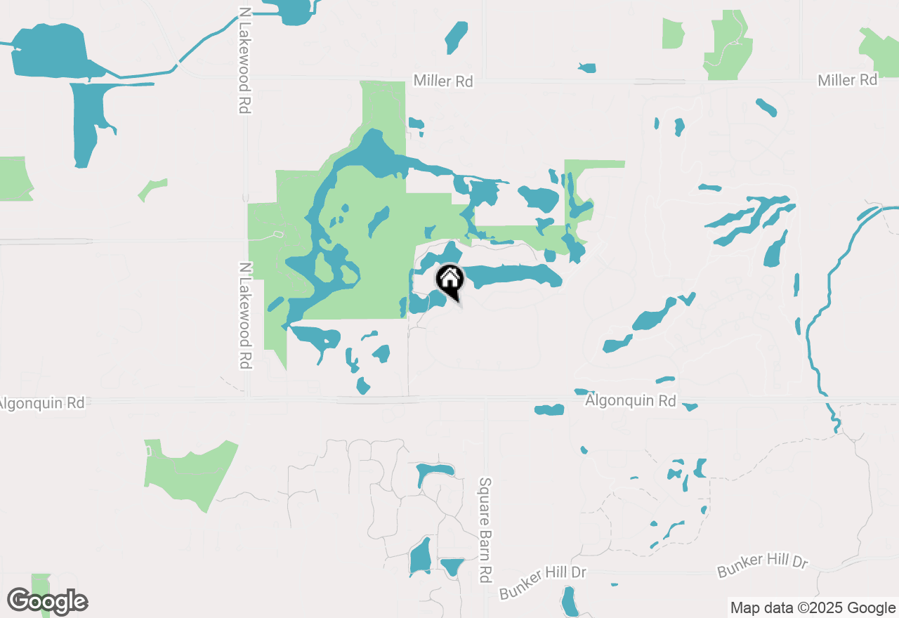 Map of 4210 Coyote Lakes Circle, Lake In The Hills, IL 60156