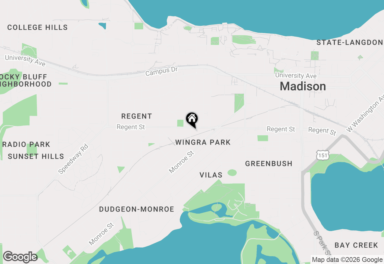 Map of 9 S Spooner Street, Madison, WI 53726