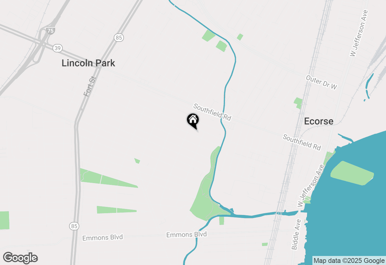 Map of 568 Garfield Avenue, Lincoln Park, MI 48146