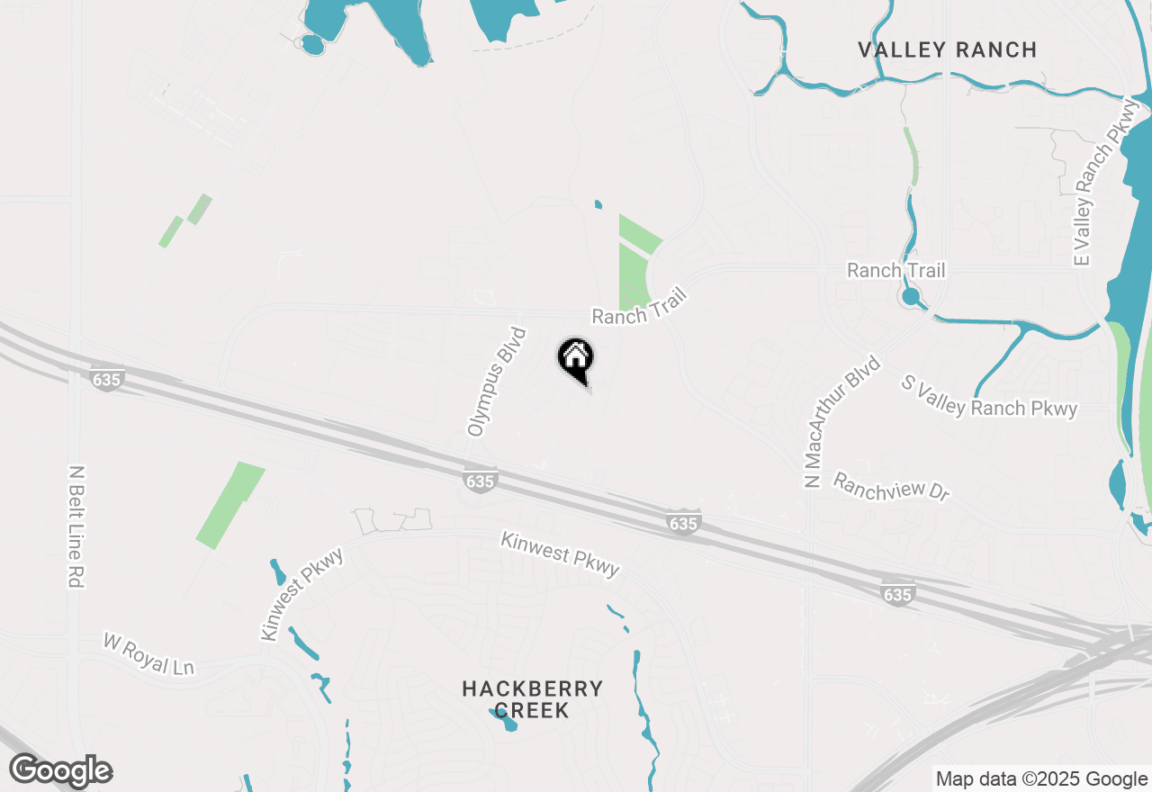 Map of 8623 Calvin Road, Irving, TX 75063