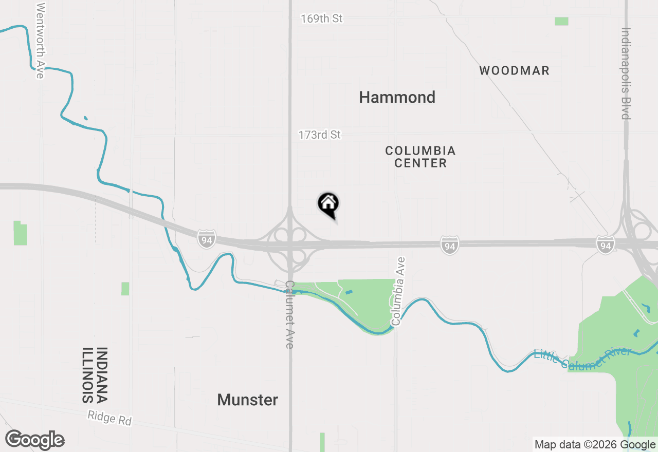 Map of 928 176th Street, Hammond, IN 46324