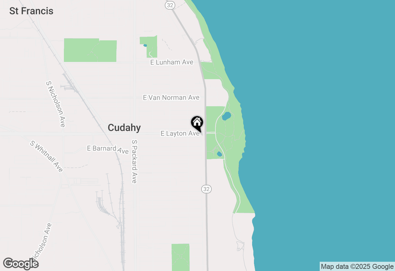 Map of 3945 E Layton Ave, Cudahy, WI 53110