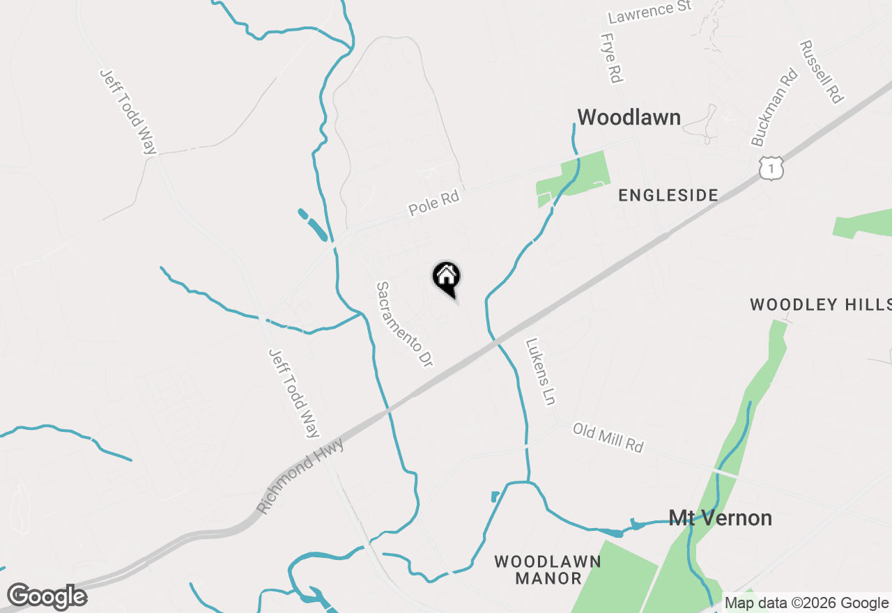 Map of 8605 Beekman Place #A, Alexandria, VA 22309