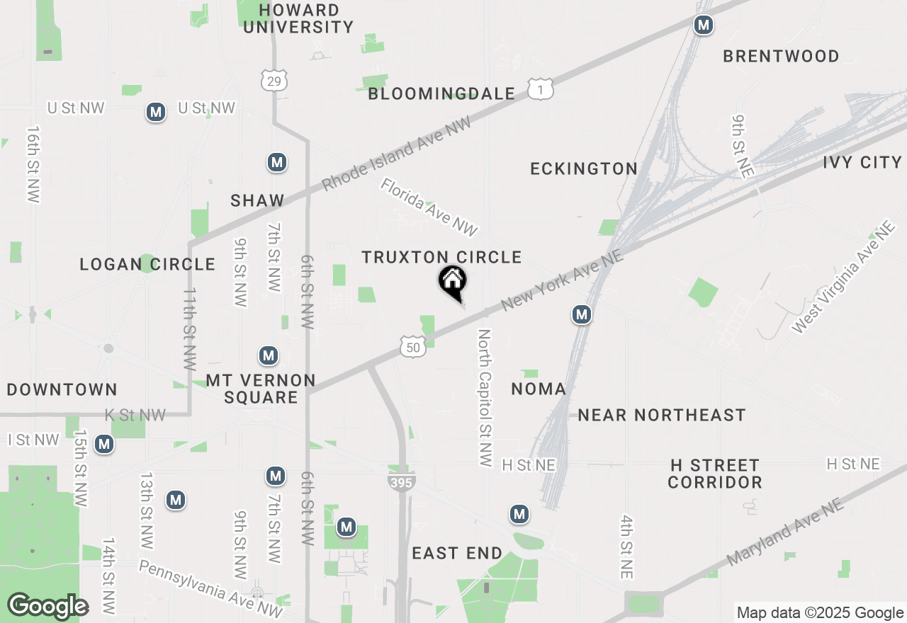 Map of 57 N Street Nw #302, Washington, DC 20001