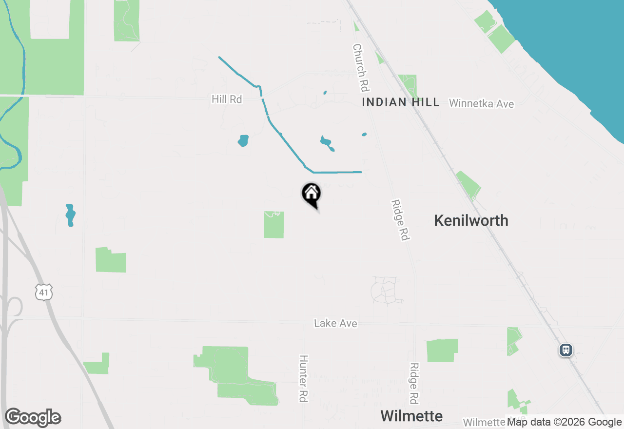 Map of 2236 Kenilworth Avenue, Wilmette, IL 60091