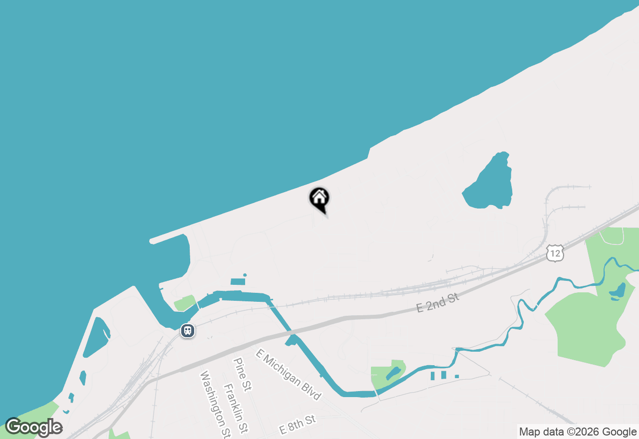 Map of 170 Lake Shore Drive #B, Michigan City, IN 46360