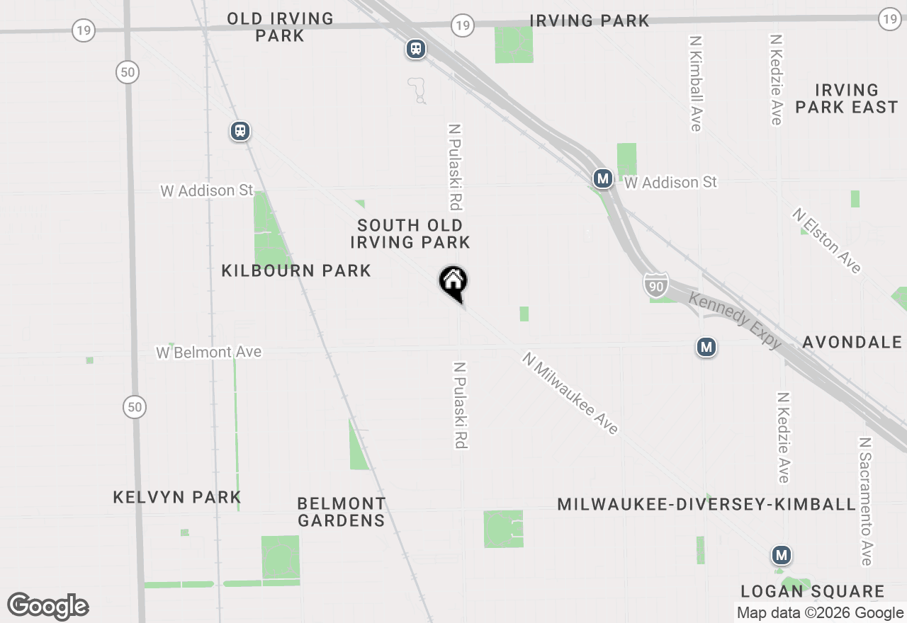 Map of 4007 W School Street #D, Chicago, IL 60641