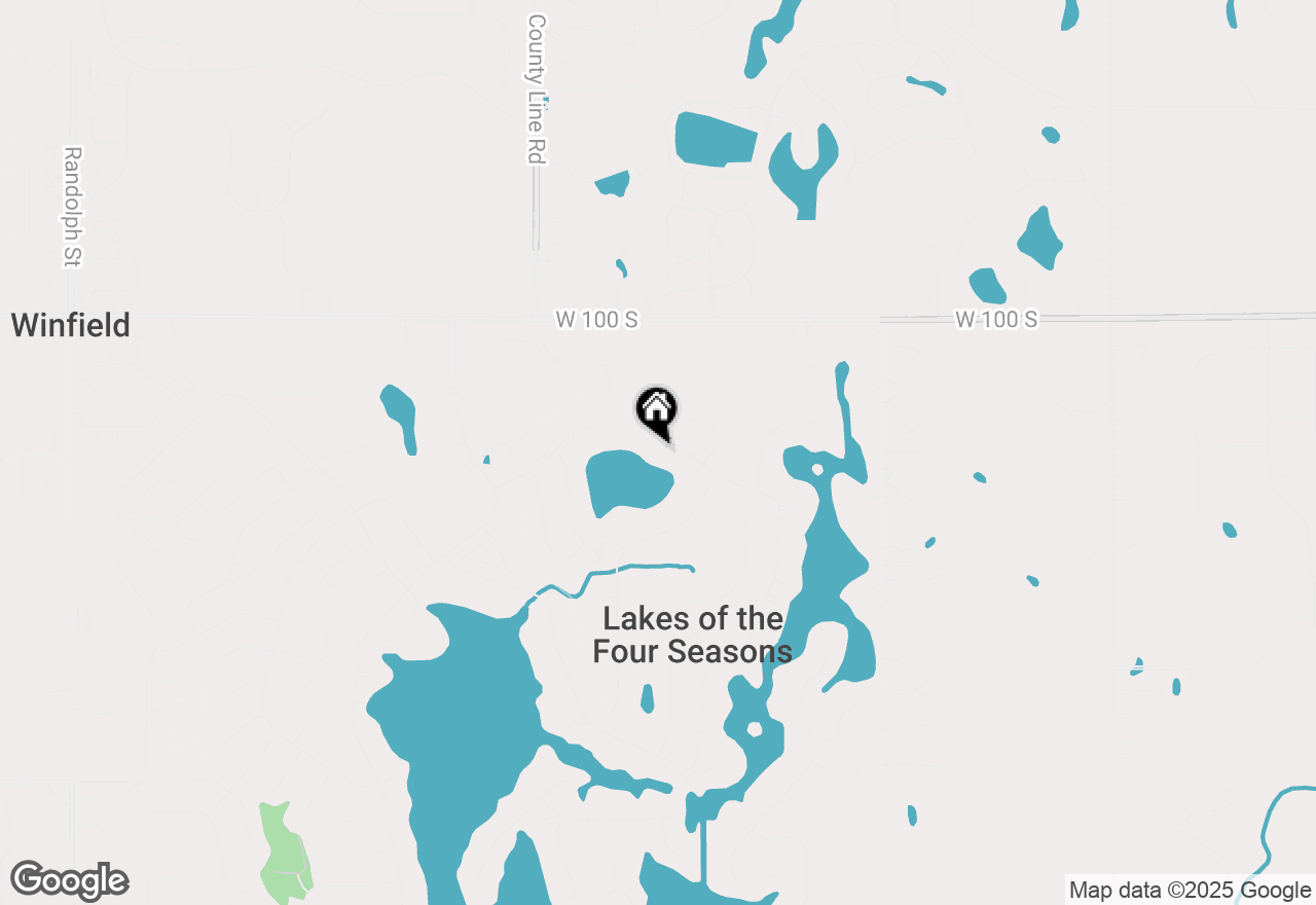 Map of 1168 Sunnyslope Drive, Crown Point, IN 46307