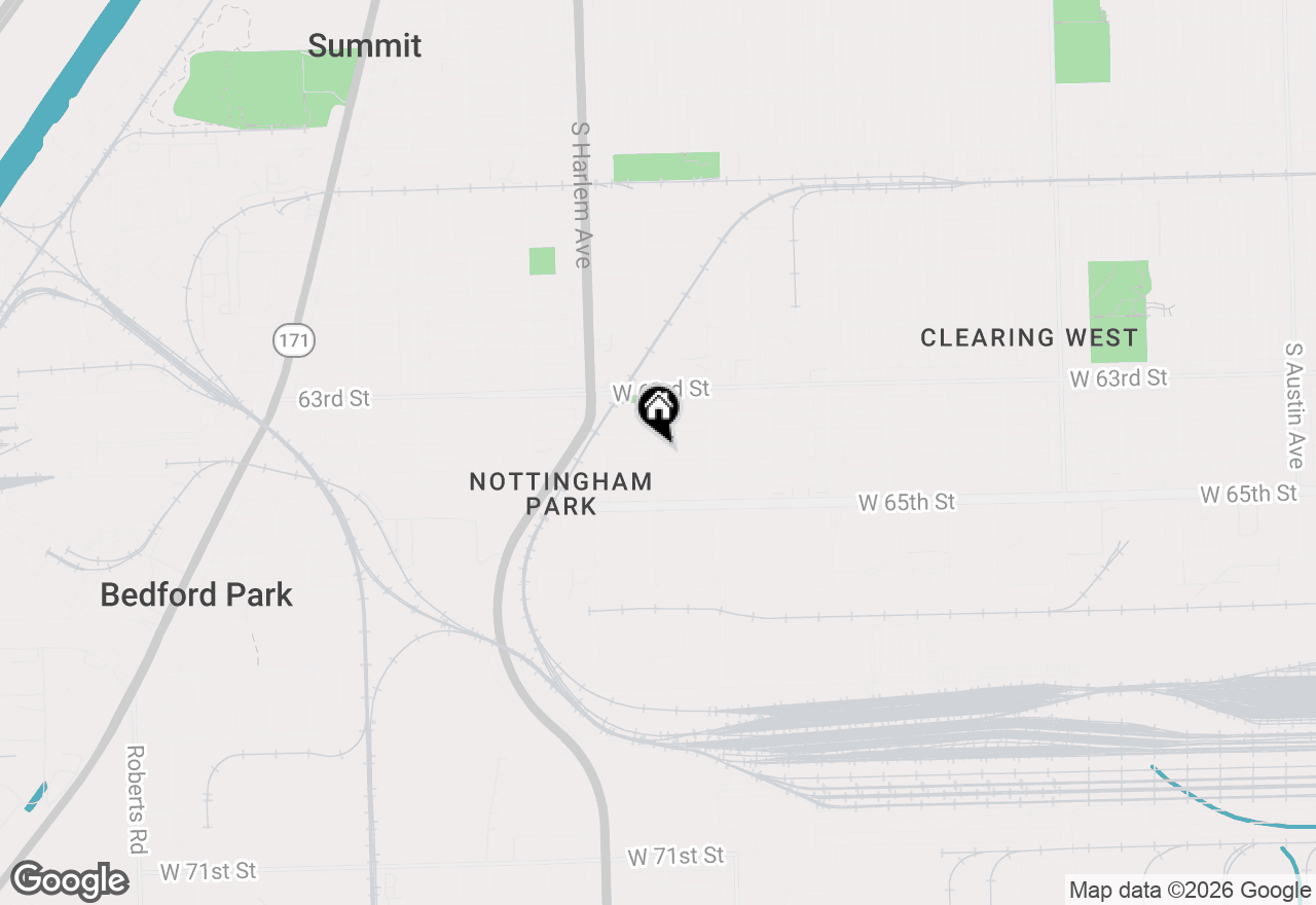 Map of 7055 W 64th Street, Chicago, IL 60638