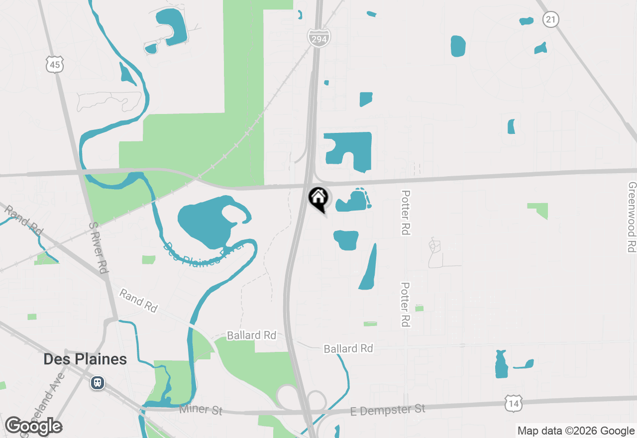 Map of 9448 Bay Colony Drive #3S, Des Plaines, IL 60016