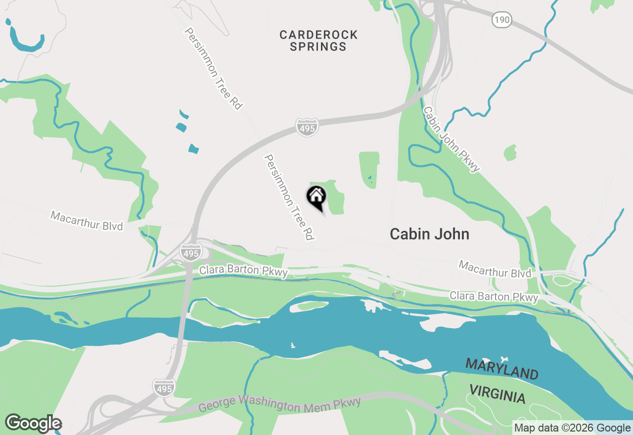 Map of 6614 81st Street, Cabin John, MD 20818