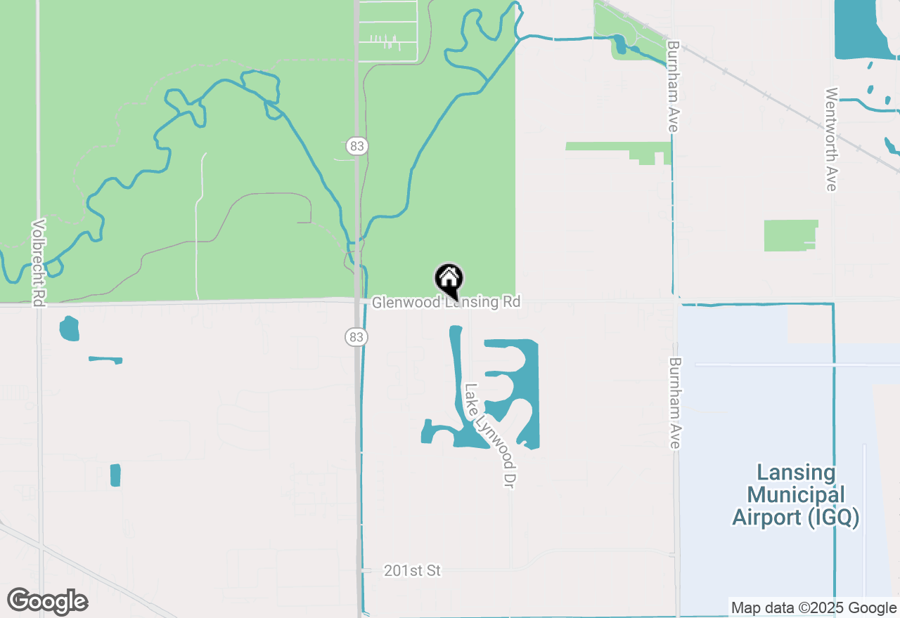 Map of 2616 Surf Court, Lynwood, IL 60411