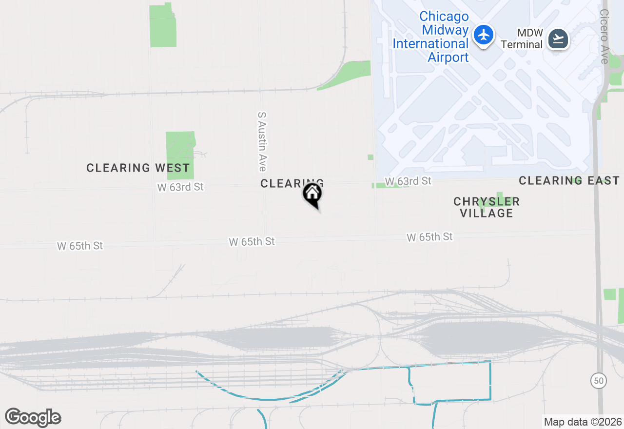 Map of 5817 W 64th Street, Chicago, IL 60638