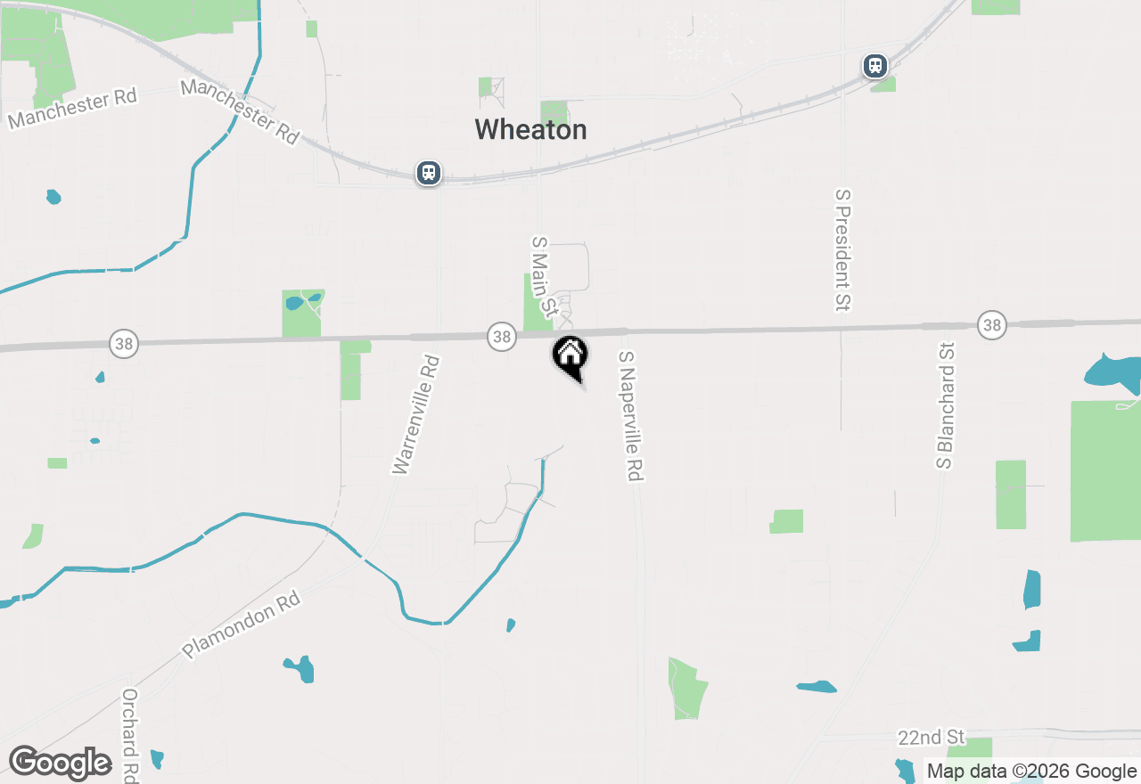 Map of 904 Gamon Road, Wheaton, IL 60189